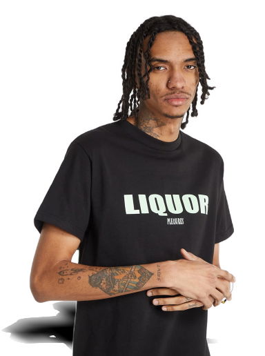 Тениска Pleasures Liquor T-Shirt Черно | P22SP048 Black