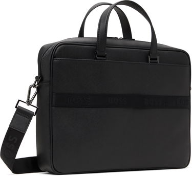 Чанта за пътуване BOSS Monogram Briefcase Черно | 50542235, 2