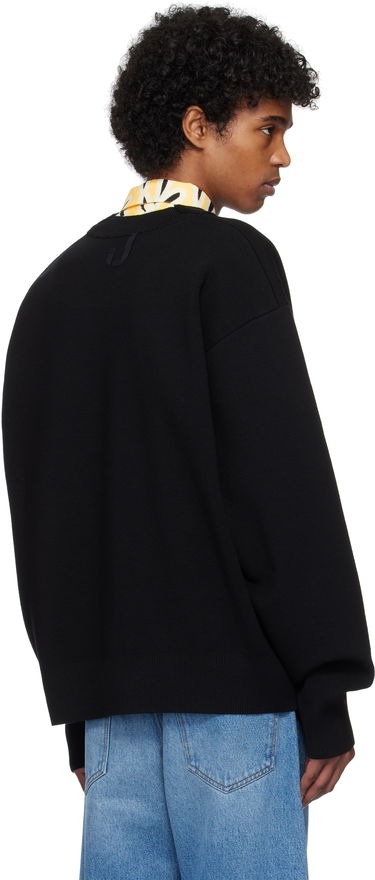Пуловер Jacquemus Black Les Classiques 'Le cardigan boutonné' Cardigan Черно | 24H246KN292-2359, 2