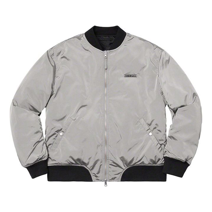 Яке бомбър Supreme Reversible Backpack Bomber Jacket Сиво | SUP-SS19-833
