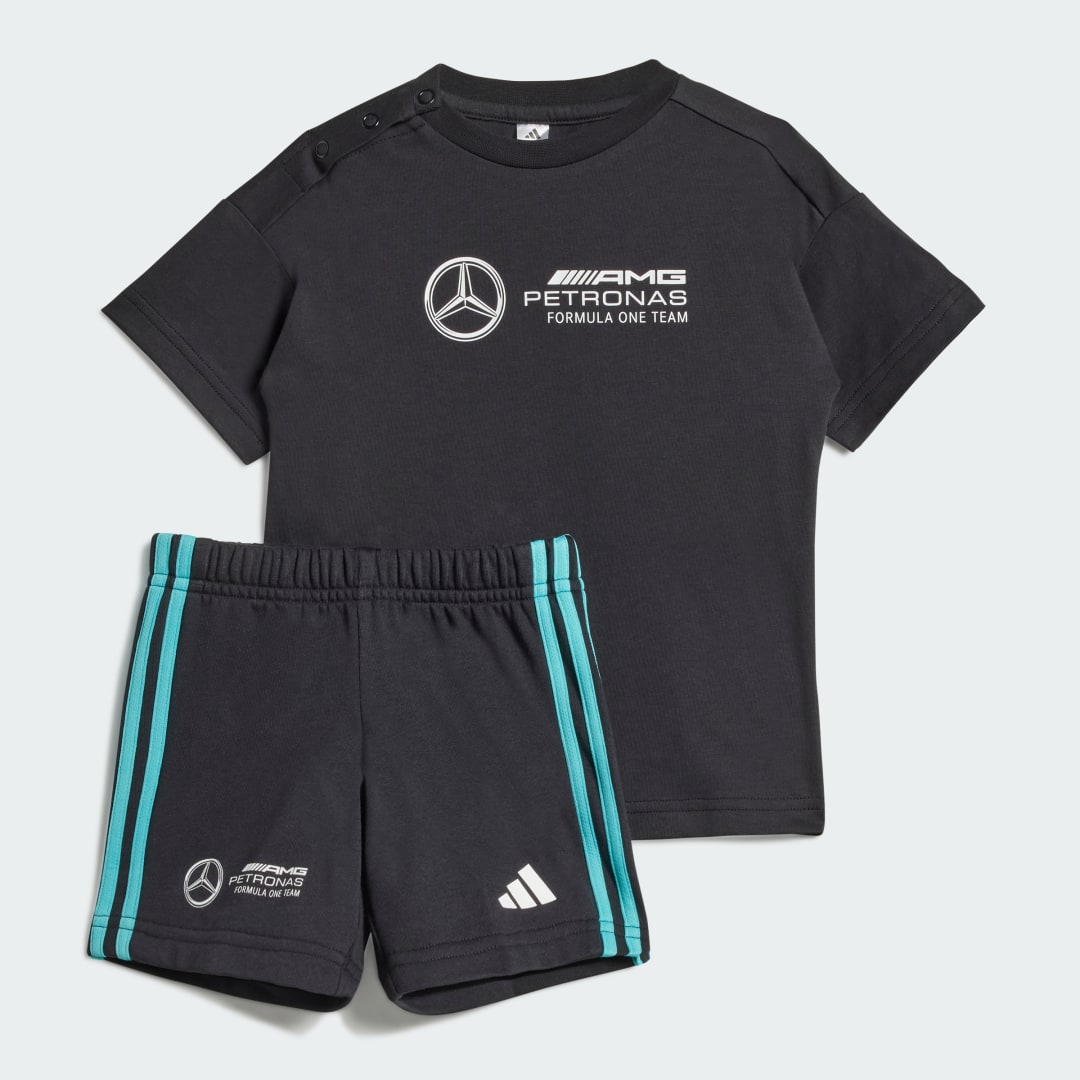 Комплект adidas Performance Mercedes - AMG Petronas Formula One Team DNA Baby Jogger Set Черно | JV5438, 0