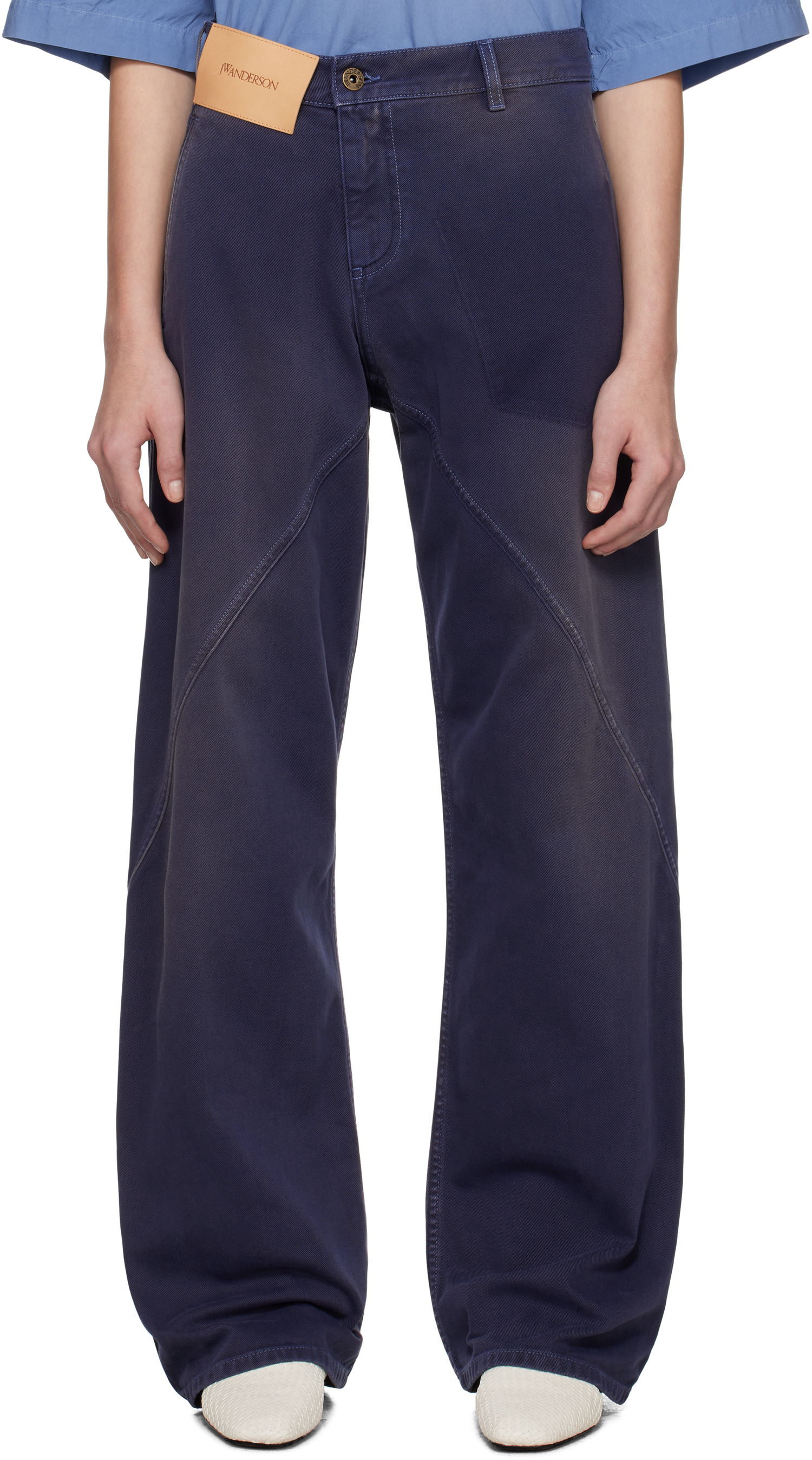 Панталони JW Anderson JW Anderson Twisted Workwear Jeans Синьо | DT0115-PG1522, 0
