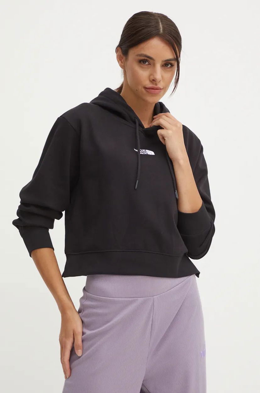 Суитчър The North Face Essential Cropped Hoodie Черно | NF0A89EXJK31