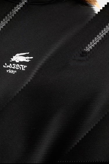 Суитчър Lacoste Cotton Half-Zip Sweatshirt with Paris Logo Print Черно | SH2735, 10