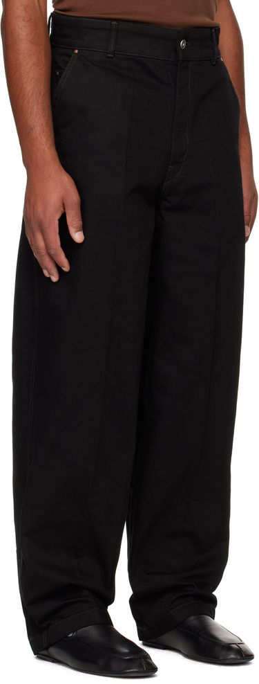 Дънки LEMAIRE LEMAIRE Maxi Barrel Workwear Jeans Черно | PA1261 LD1055, 1