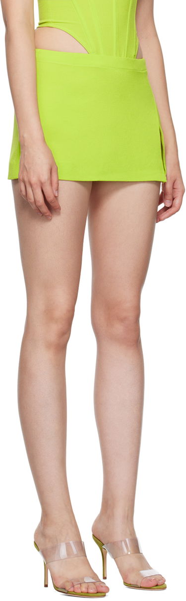Пола Miaou Miaou Micro Miniskirt Зелено | 4012-CL-NELI, 1