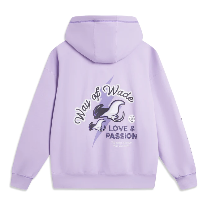 Суитчър Li-Ning Way of Wade Love & Passion Hoodie Лилаво | AWDU651-2