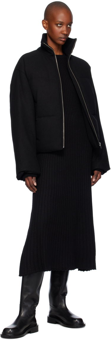 Pокля Loulou de Saison Loulou de Saison Hobas Knit Midi Dress Черно | HOBAS, 3