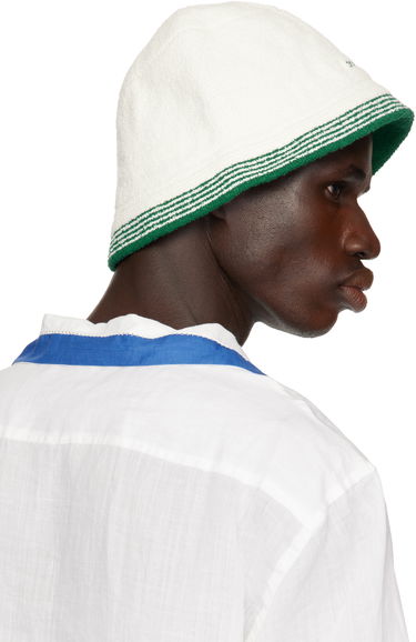 Шапка Casablanca Casablanca Embroidered Bucket Hat Бяло | APS25-HAT-071-02, 3