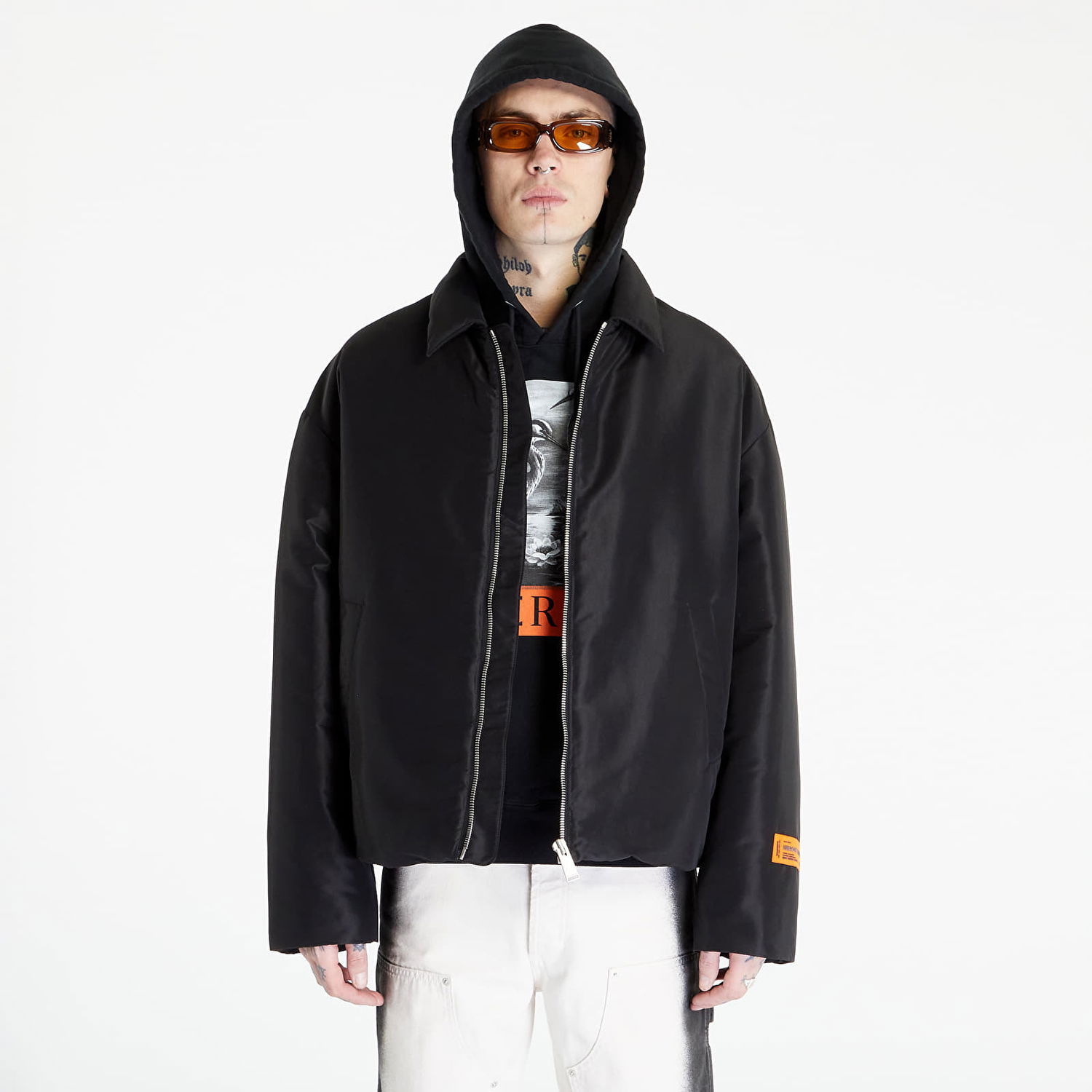 Яке HERON PRESTON Ex-Ray Nylon Security Jacket Черно | HMEA081S23FAB0011000, 0