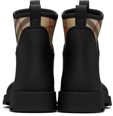 Кецове и обувки Burberry Burberry Marsh Stamp Low Boots Черно | 8111695, 1