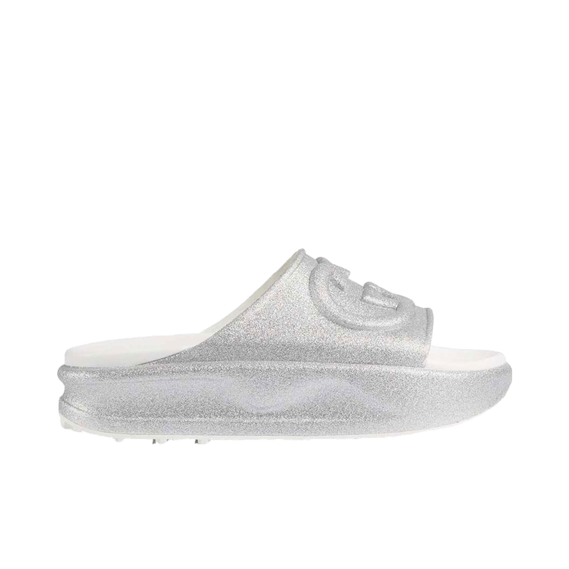 Кецове и обувки Gucci Interlocking G Slide Metalic Silver W Металик | 725541 JAAC8 8106