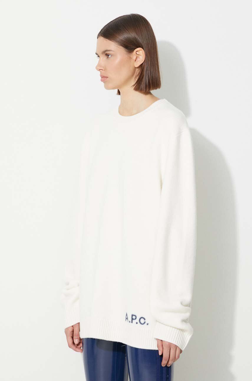 Пуловер A.P.C. Sweater Бяло | H23059, 0