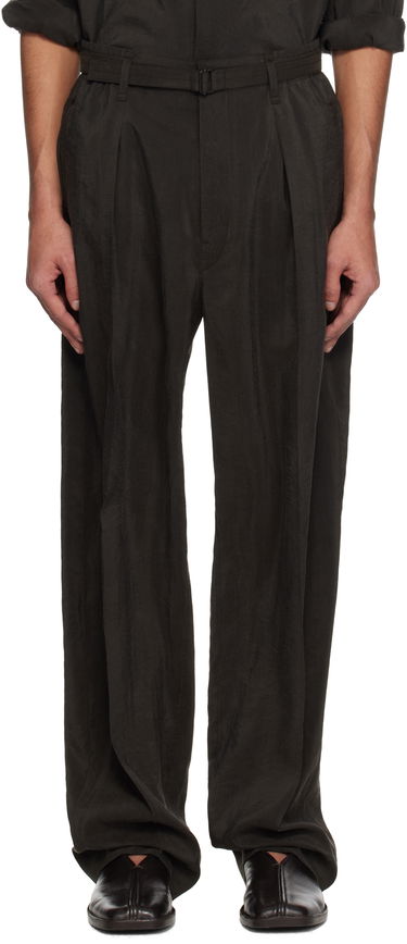 Панталони LEMAIRE Lemaire Belted Relaxed Trousers Черно | PA1196 LF1308, 0