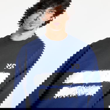 Суитчър Y-3 Y-3 Graphic Crew Sweatshirt Тъмно синьо | JM3232, 2