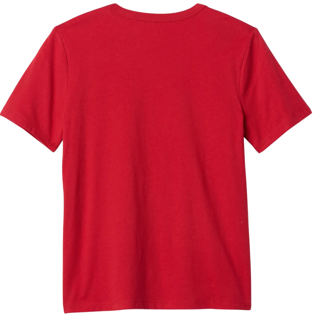 Тениска GAP T-shirt Basic Logo Червено | 708370-00, 1