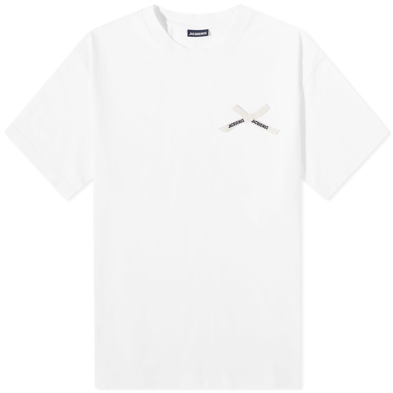 Тениска Jacquemus Bow Logo Бяло | 23H236JS196-2003-100, 0