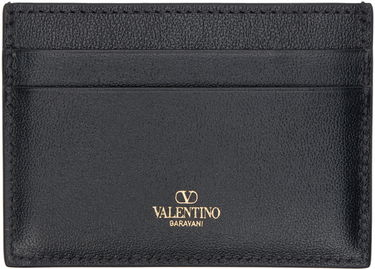 Портфейл Valentino Garavani Black 'The Bold Edition' VLogo Card Holder Черно | 5W2P0AD3MIM, 1