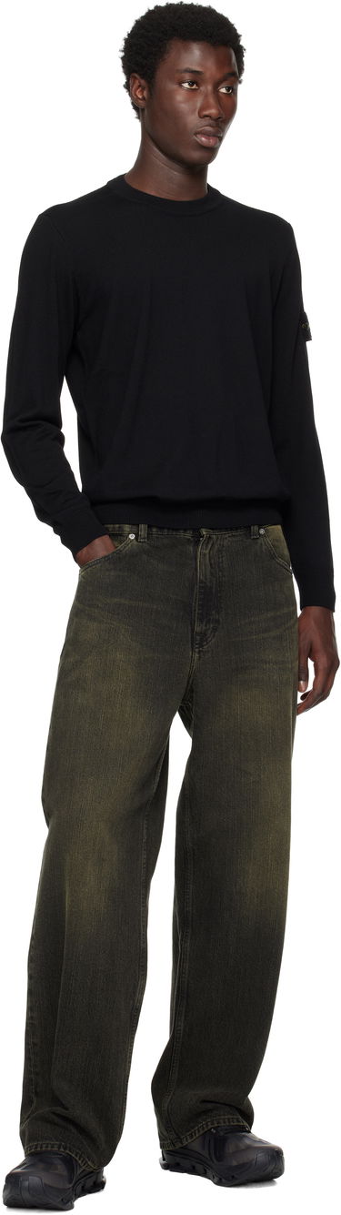 Суитчър Stone Island Stone Island Light RWS Geelong Wool Sweatshirt Черно | K2S15 5100071 S00C4, 4