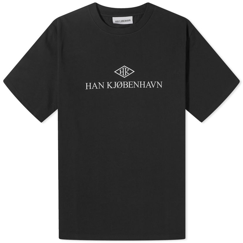 Тениска Han Kjøbenhavn HK Logo Boxy T-Shirt Черно | M-132919-BLK