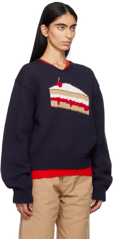 Пуловер JW Anderson JW Anderson House Graphic Sweater Зелено | KW1404-YN0417, 4