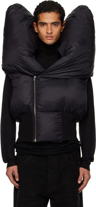 Жилетка Rick Owens Concordians Anubis Padded High-Collar Vest Черно | DU02E7790 NP, 0