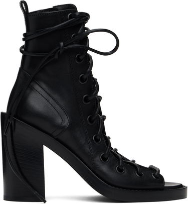Облекло Ann Demeulemeester Ann Demeulemeester Bernardina Lace-Up Heeled Sandals Черно | CO00-W-S06-LT160-099, 0