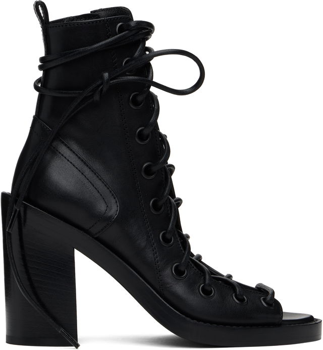 Ann Demeulemeester Bernardina Lace-Up Heeled Sandals