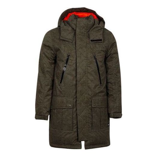 Парка Converse Printed Sideline Down Jacket Зелено | 10007260-A01