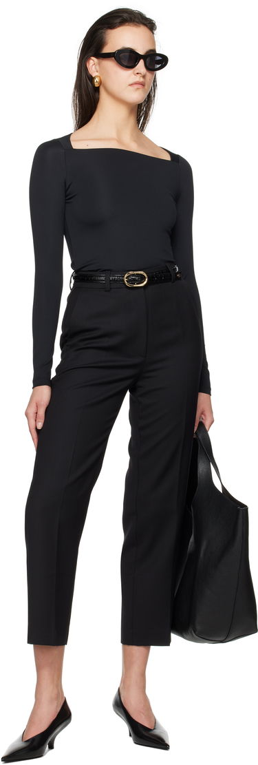 Панталони Anine Bing Anine Bing Blaine Cropped Dress Pants Черно | A-03-10033-BLK1, 3