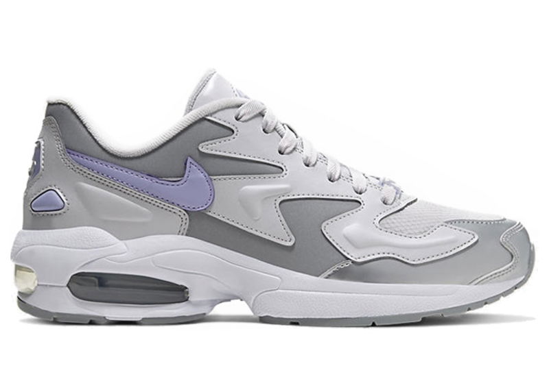 Кецове и обувки Nike Air Max 2 Light SE Vast Grey Purple Agate W Сиво | CJ7981-001, 0
