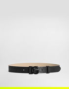 Dolce & Gabbana Calfskin DG Logo Belt