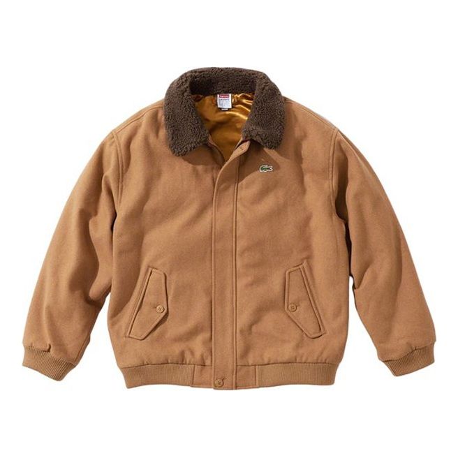 Яке бомбър Supreme Wool Bomber Jacket Кафяво | SUP-FW19-533, 0