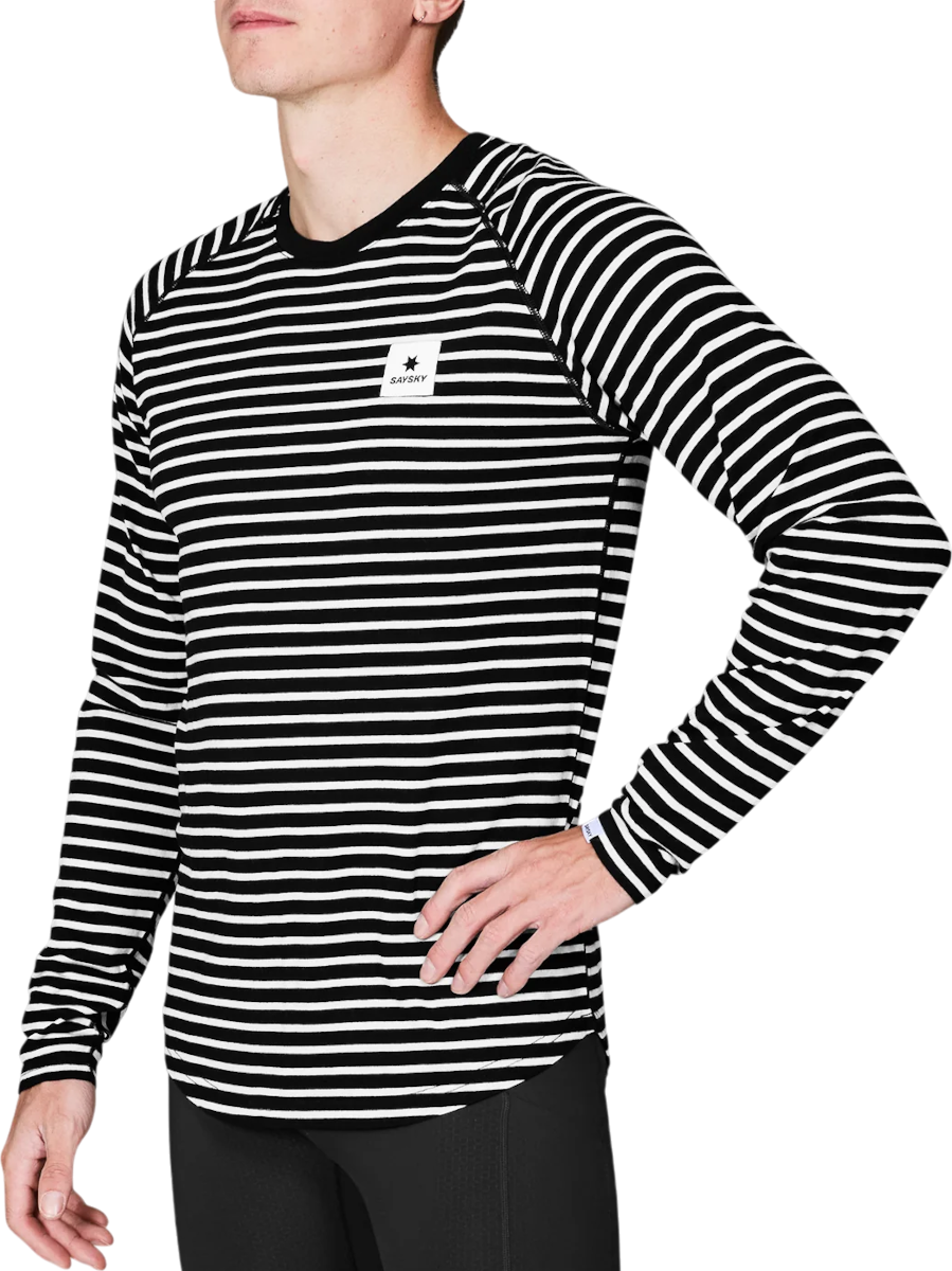 Тениска Saysky Saysky Merino Base 165 Long Sleeve T-Shirt Черно | xmrls40c002, 0