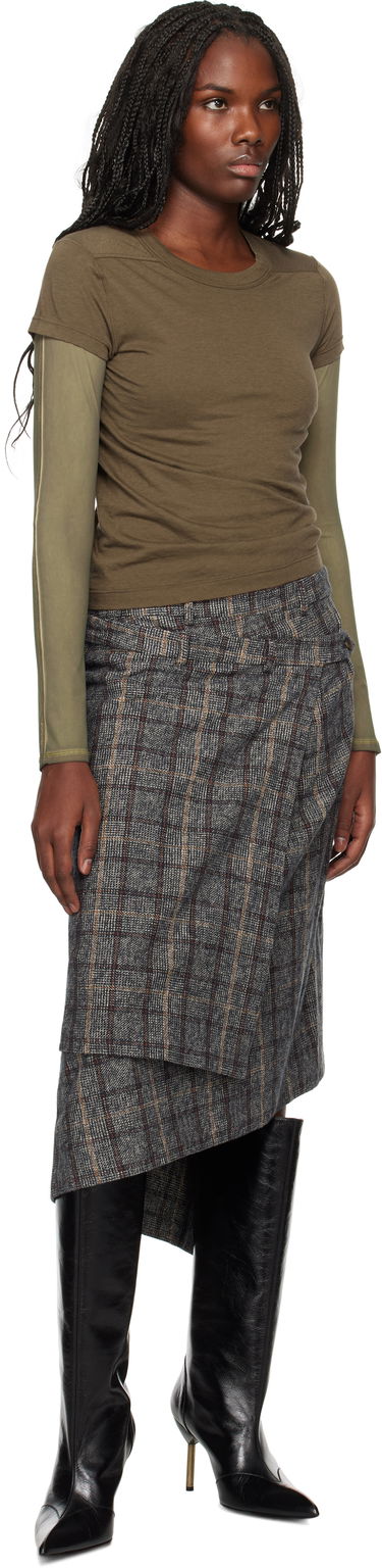 Пола R13 R13 Wrap Midi Skirt Многоцветен | R13WR331 R432A, 3