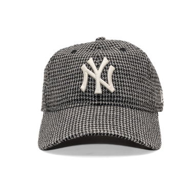 Шапка с козирка New Era NY Yankees MLB Houndstooth 9TWENTY Adjustable Hat Черно | 60691222, 1