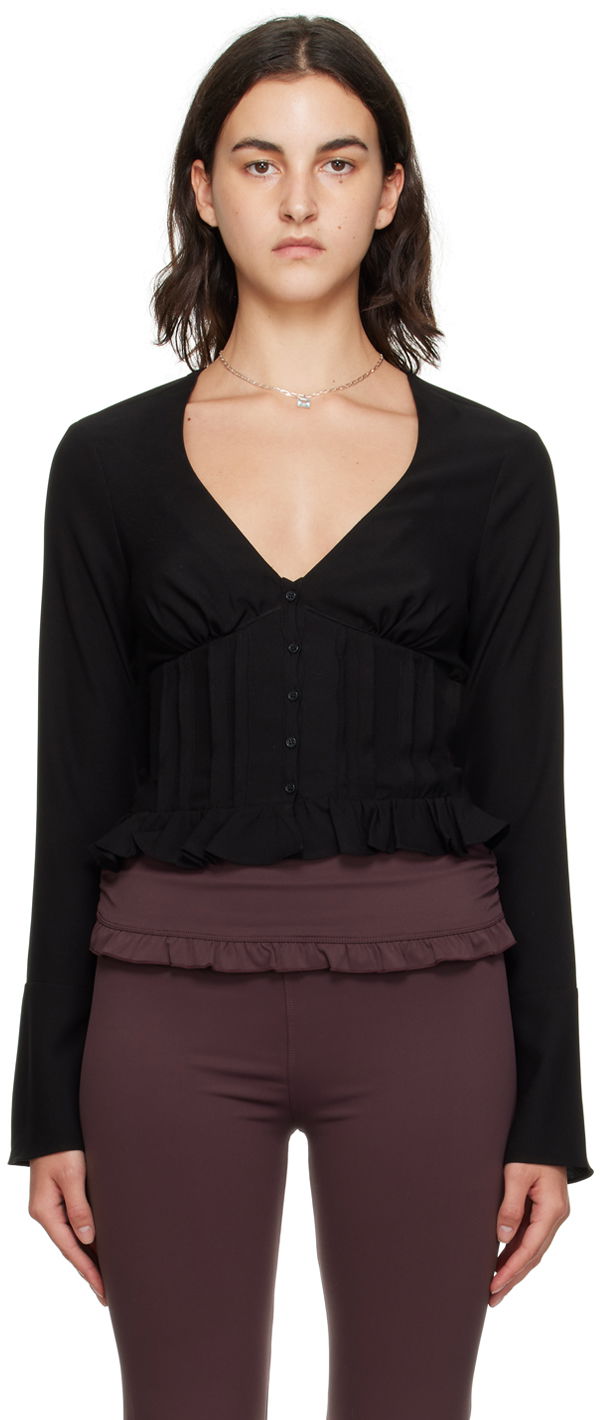 Guizio Cheri Ruffle Blouse