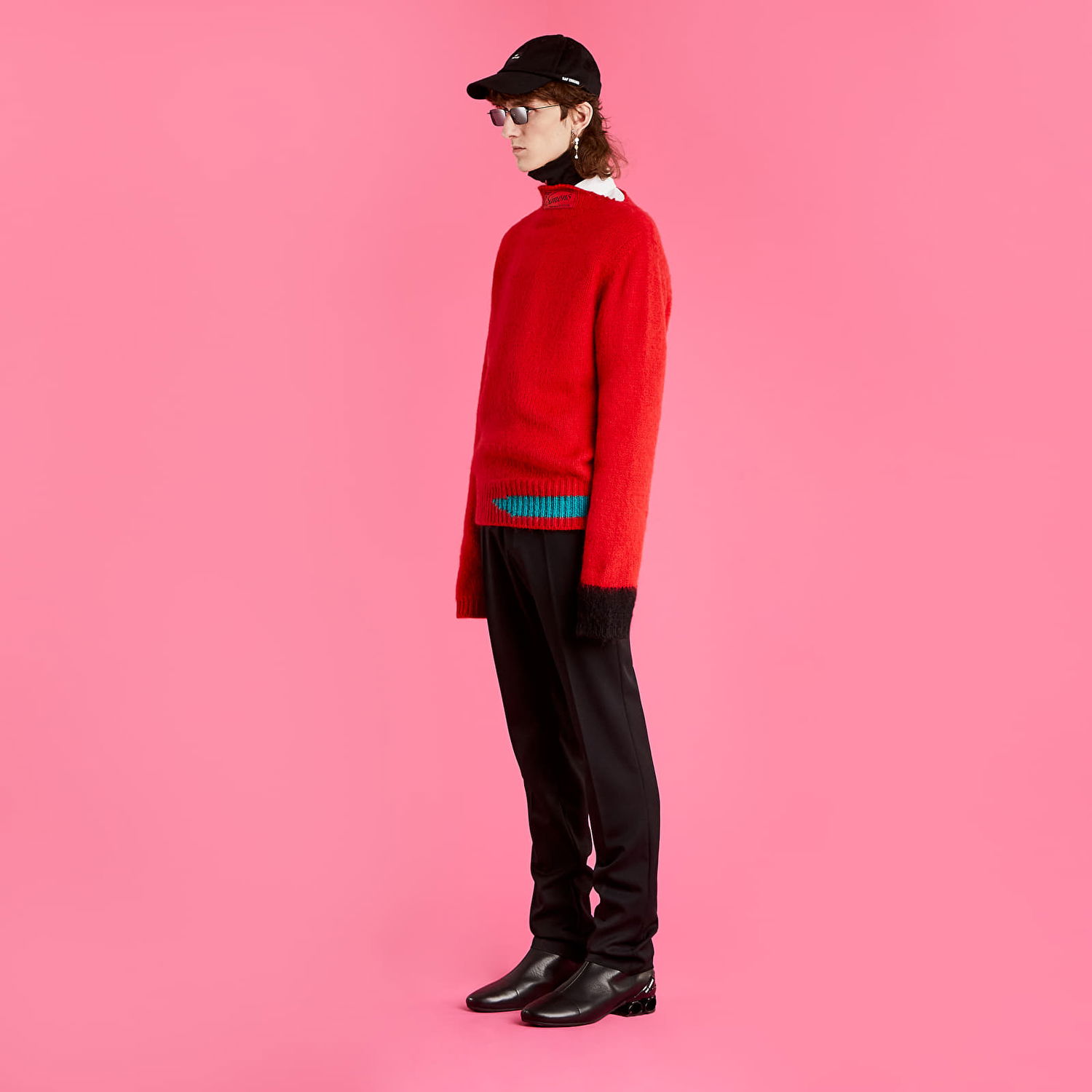 Панталони RAF SIMONS Slim Fit Classic Pants Черно | 212-M338-20005-0099, 0