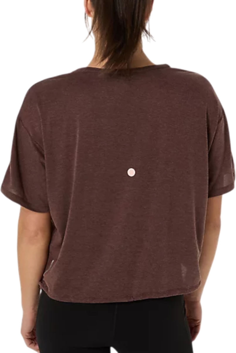 Съкратен топ Asics Asics Nagino Run Adjustable Short Sleeve T-Shirt Кафяво | 2012d140-201, 1