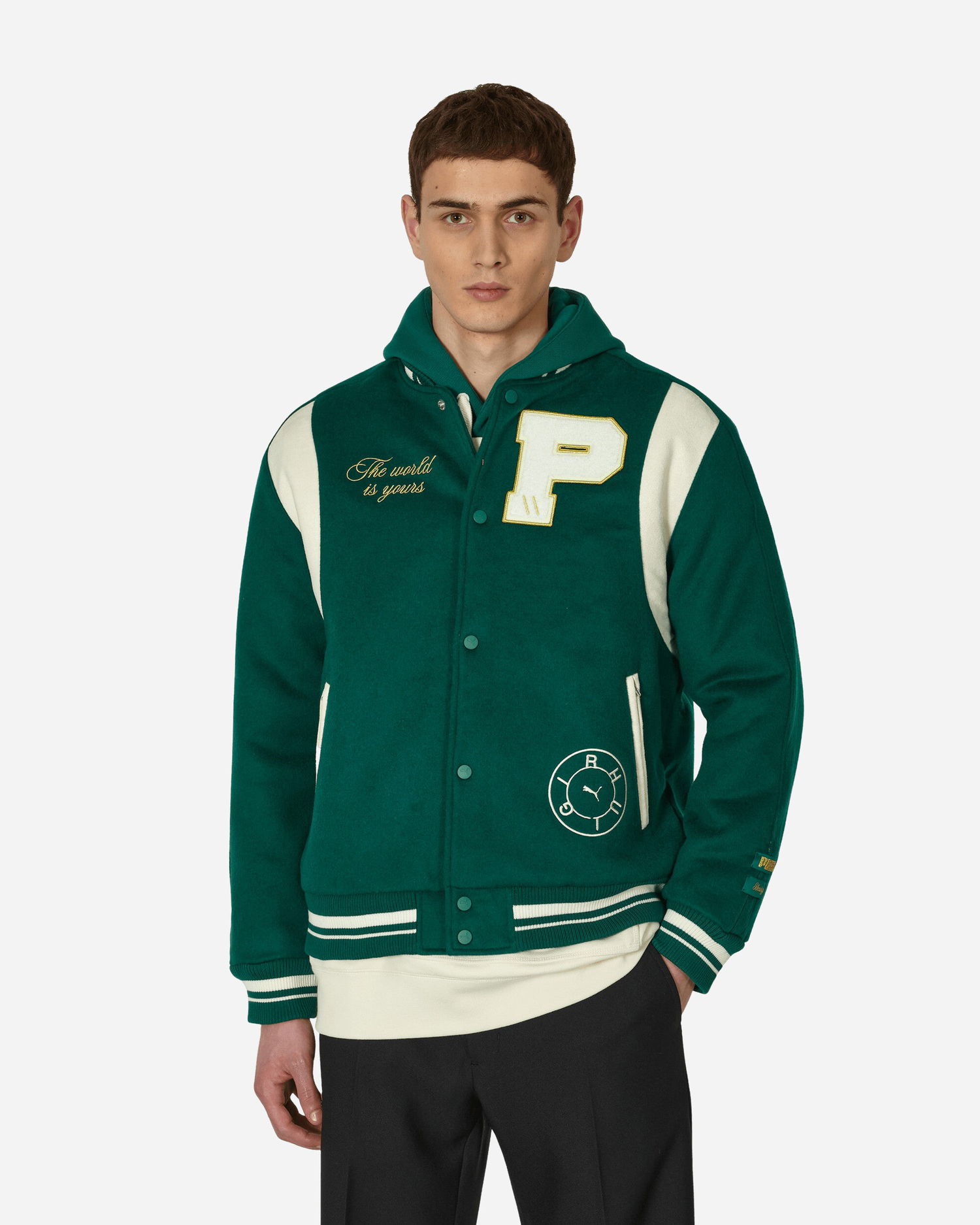 Яке Puma Rhuigi x Varsity Jacket Зелено | 539695-94, 0