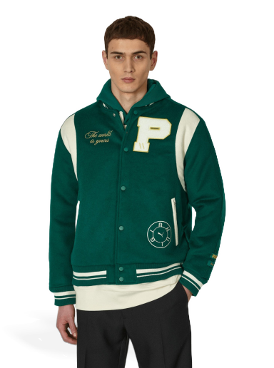 Яке Puma Rhuigi x Varsity Jacket Зелено | 539695-94
