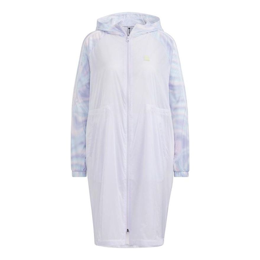 Дъждобран adidas Originals Authentic NEO Hooded Casual Jacket Лилаво | HF7265, 0