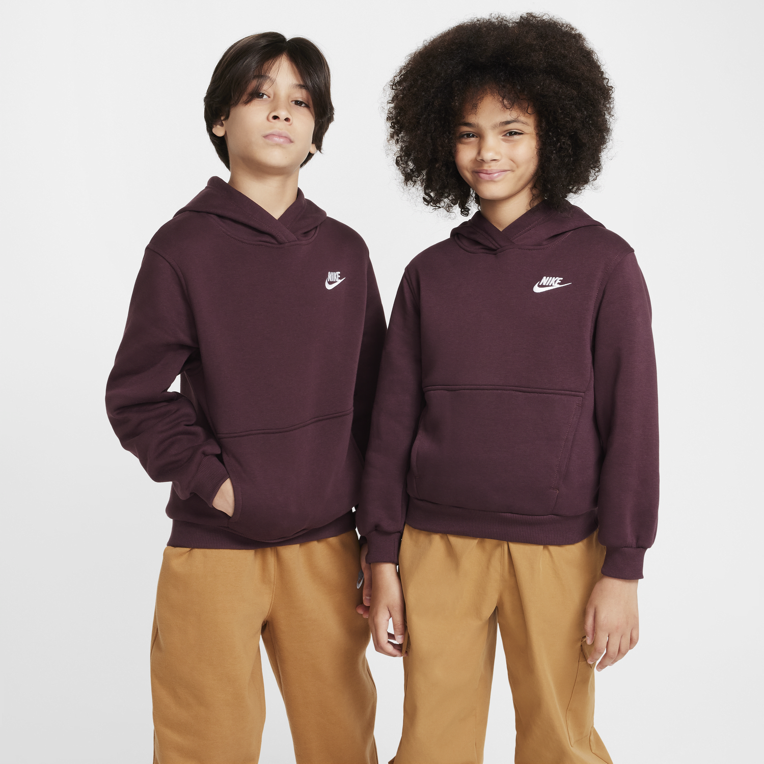 Суитчър Nike Nike Sportswear Club Fleece Hoodie Бургунди | FD3000-652, 0