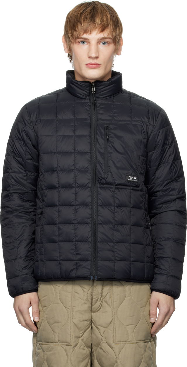 Mountain Hi-Neck Reversible Down Jacket