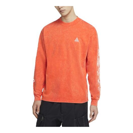 Тениска Nike ACG ACG Round Neck Long Sleeve T-Shirt Оранжево
 | CW3842-891