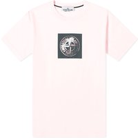 Тениска Stone Island Institutional One Badge Print T-Shirt Розово | 80152NS83-V0080, 1