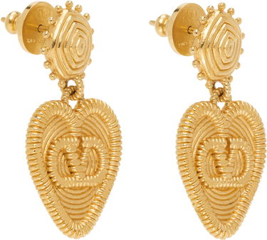 Обеци Valentino Valentino Garavani Fil Perdu Gold-Tone Heart Drop Earrings Металик | 6W0J0AA0MET, 1