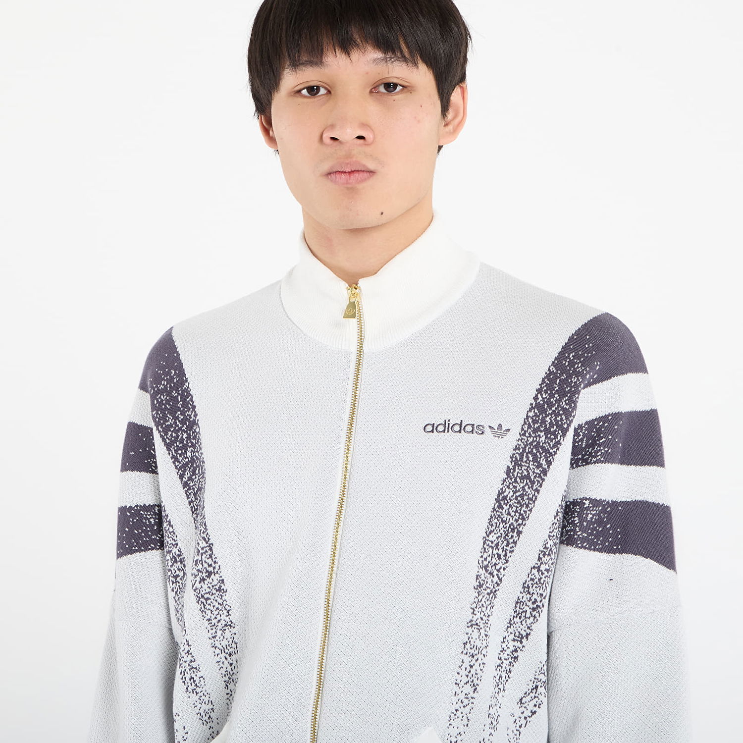 Яке adidas Originals Santiago Speckled Stripe Full-Zip Jacket Многоцветен | KC9087, 1