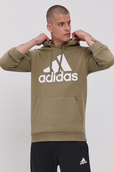 Суитчър adidas Originals Hoodie Logo Зелено | H12201, 0