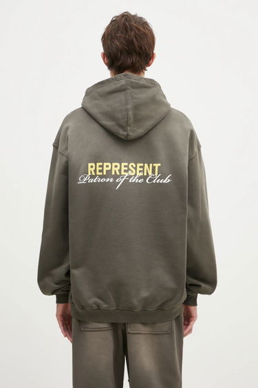 Суитчър Represent Clo Represent Patron Of The Club Hoodie Зелено | MLM4270.16, 0